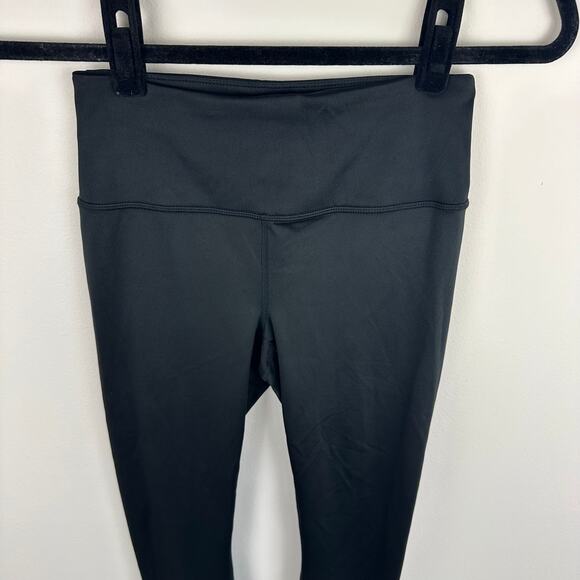 Fila Womens Halina 7/8 Spellout Performance Mid Rise Active Black Leggings XS - Picture 4 of 10